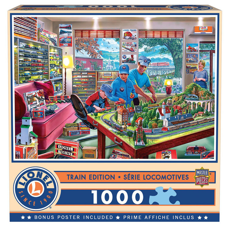 The Boy's Playroom 1000 Piece Jigsaw Puzzle Main Image