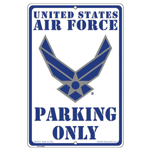 U.S. Air Force Logo Parking Only Sign Main Image