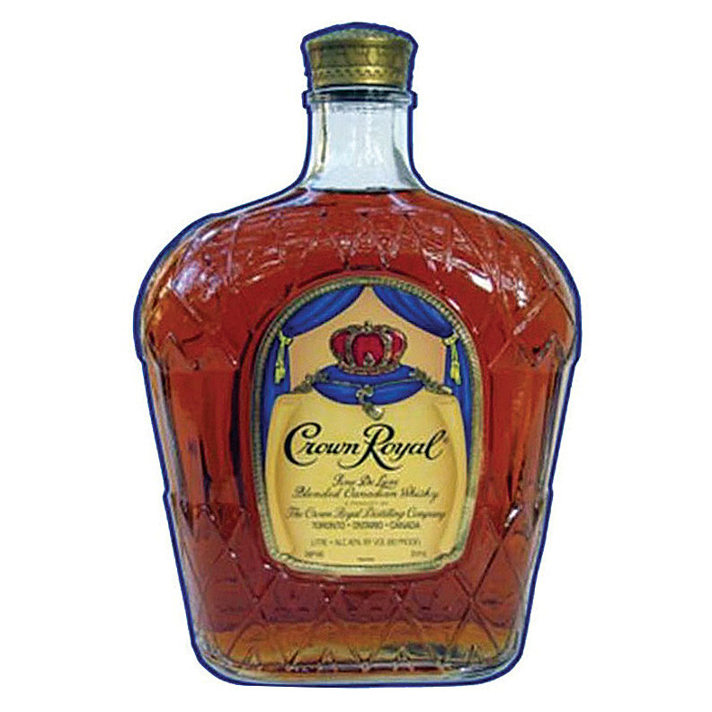 Crown Royal Bottle Metal Sign Main Image
