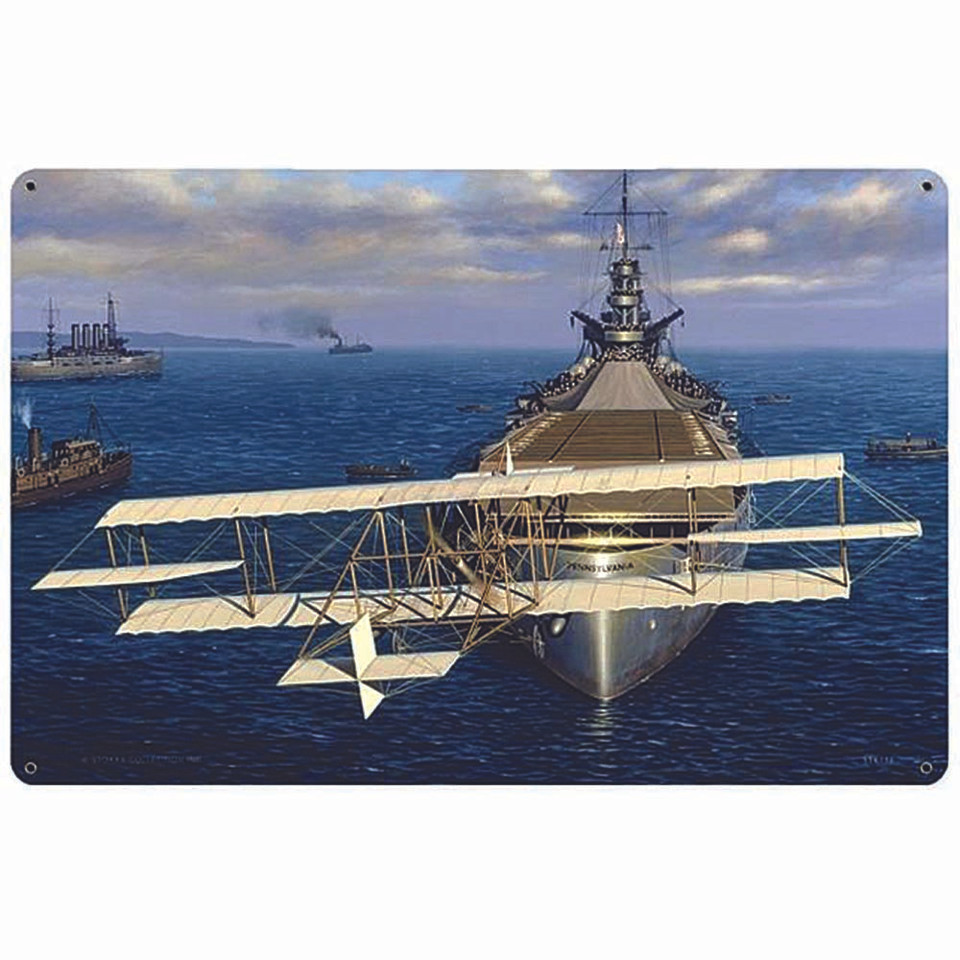 The Navy Earns it's Wings Metal Sign Main Image