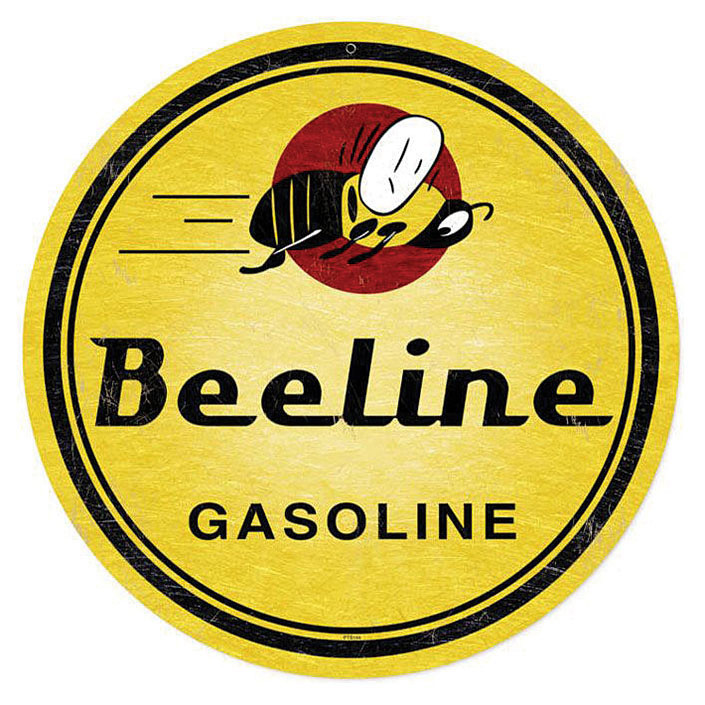 Beeline Gasoline Metal Sign Main Image