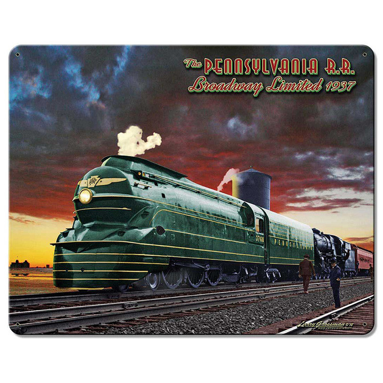 Pennsylvania Railroad Metal Sign Main Image