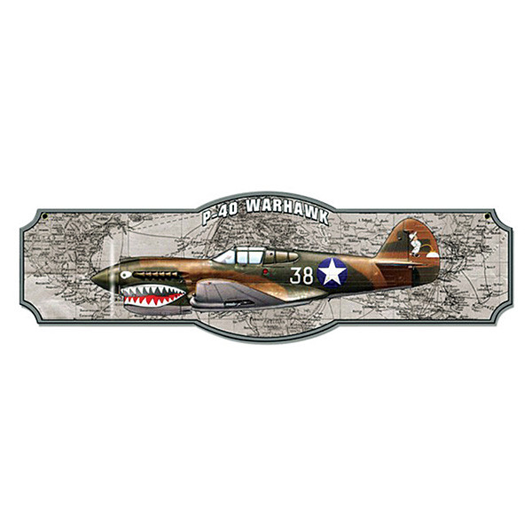 P-40 Plasma Metal Sign Main Image