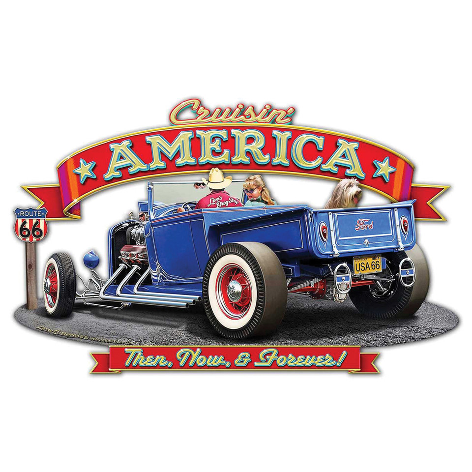 Crusin' American Metal Sign Main Image