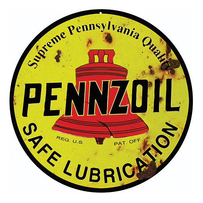 Pennzoil Distressed Motor Oil Metal Sign Main Image