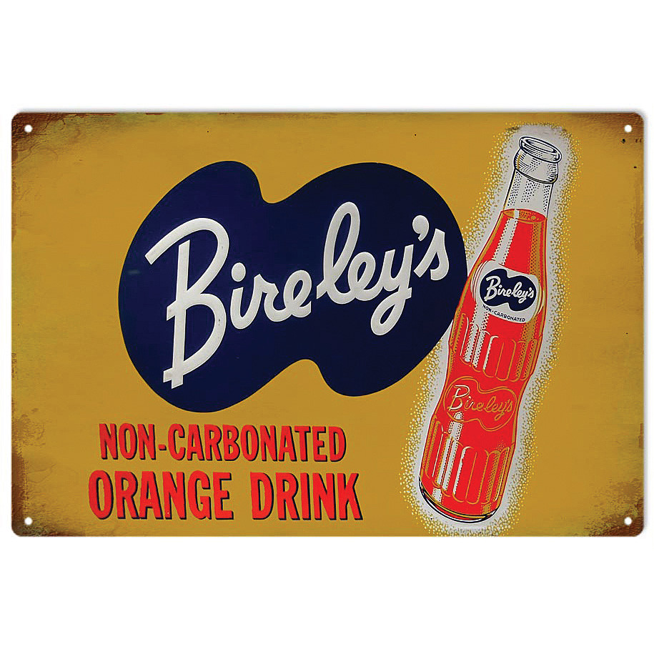 Bireley's Non-Carbonated Orange Drink Metal Sign Main Image