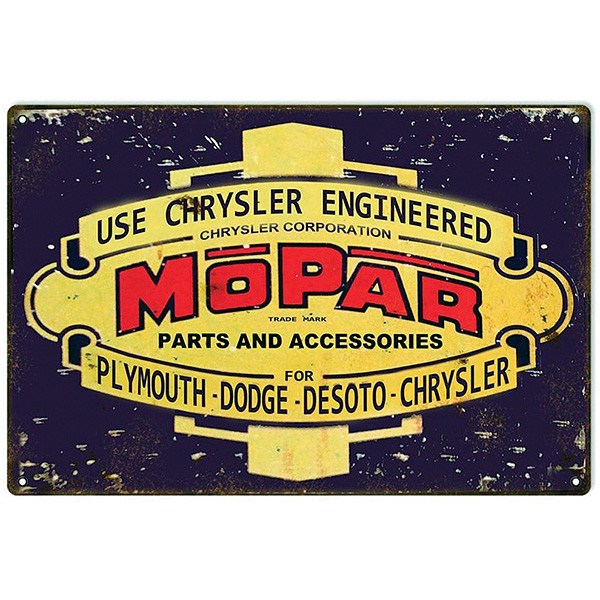 MOPAR Parts & Accessories Metal Sign Main Image