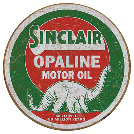Sinclair Opaline Motor Oil Metal Sign Main Image