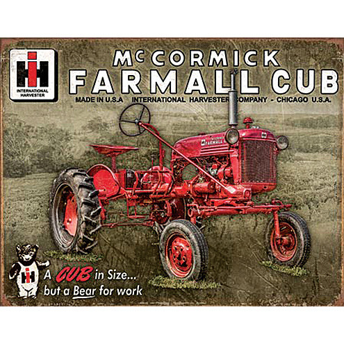 Farmall Cub Metal Sign Main Image