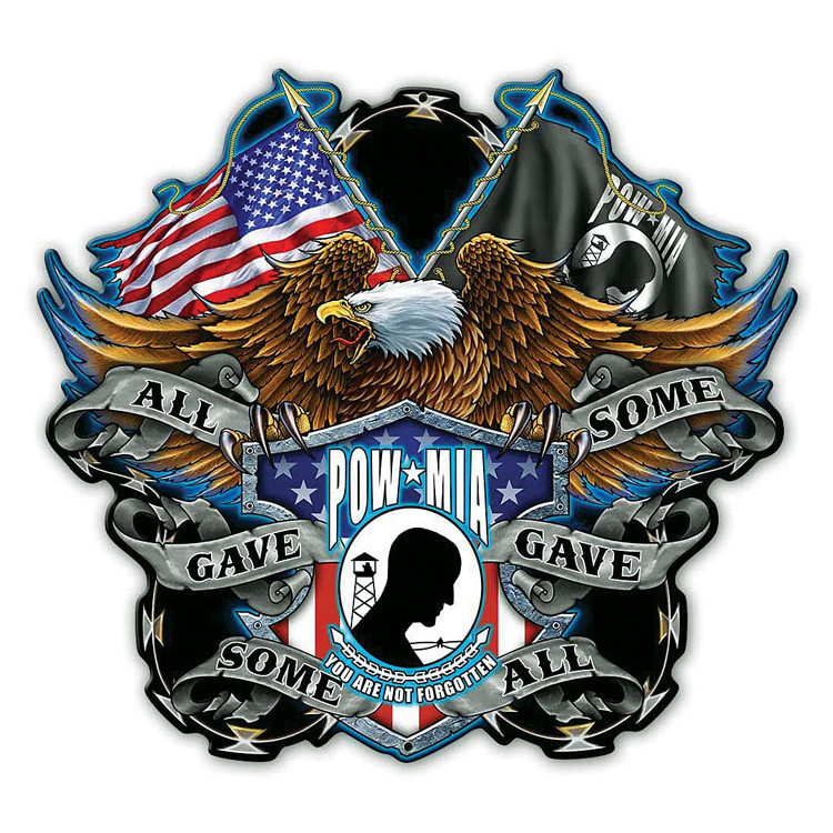 POW/MIA Eagle Metal Sign Main Image