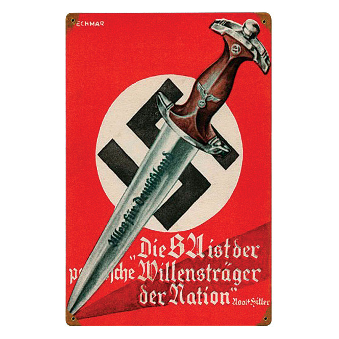 Nazi Dagger Metal Sign Main Image