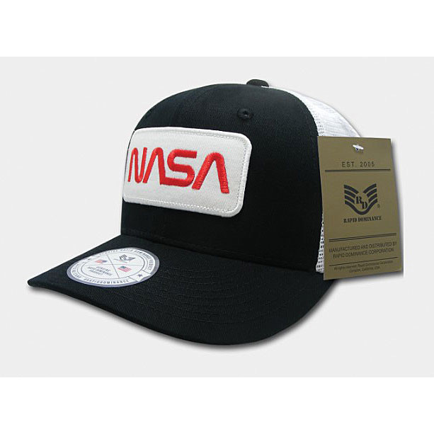 NASA Patch Cap- Black/White Main Image