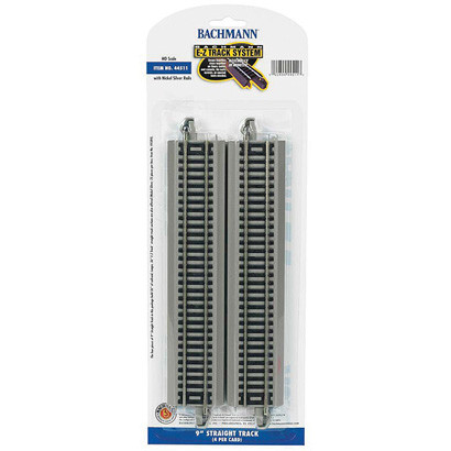 E-Z Track Set - 9" Straight 4-pack - HO Scale Main Image