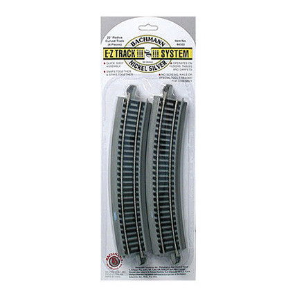 E-Z Track Set - 22" Radius Curve 4-pack - HO Scale Main Image