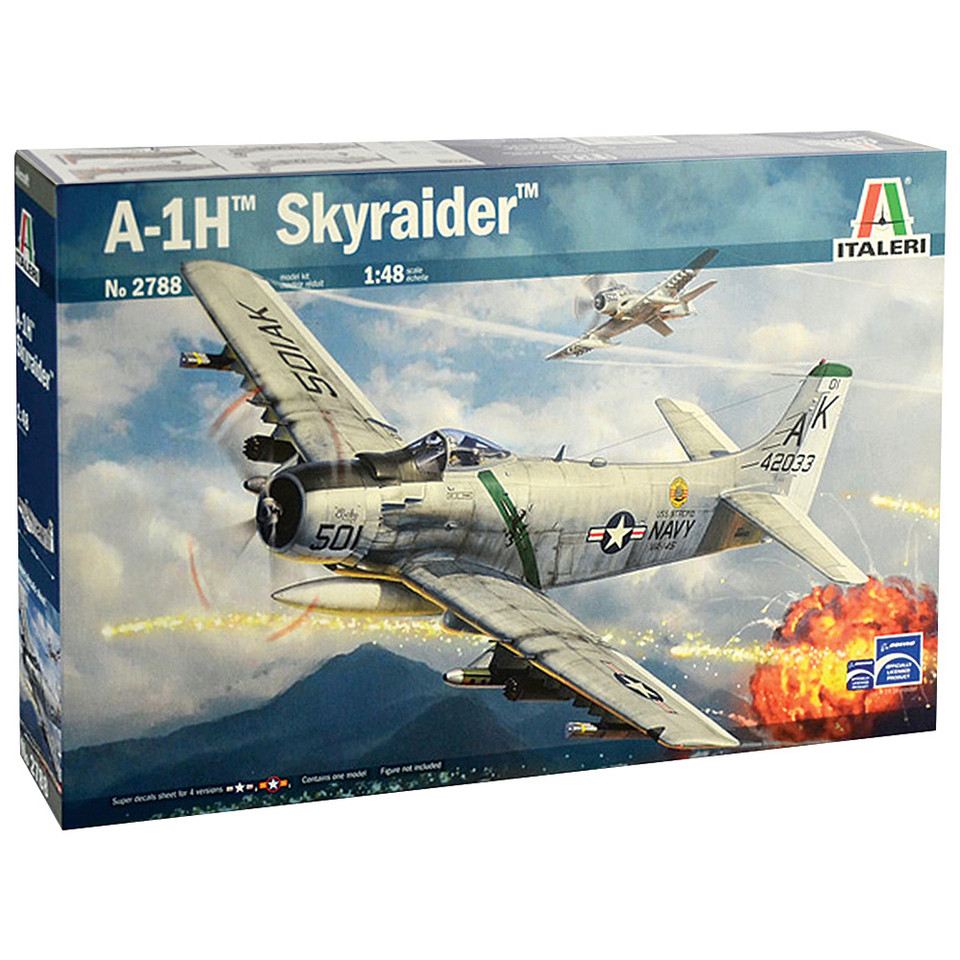 A-1H Skyraider Fighter/Bomber 1/48 Kit Main Image