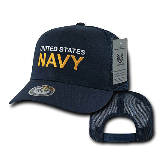 Back to Basic Navy Text Cap Main Image