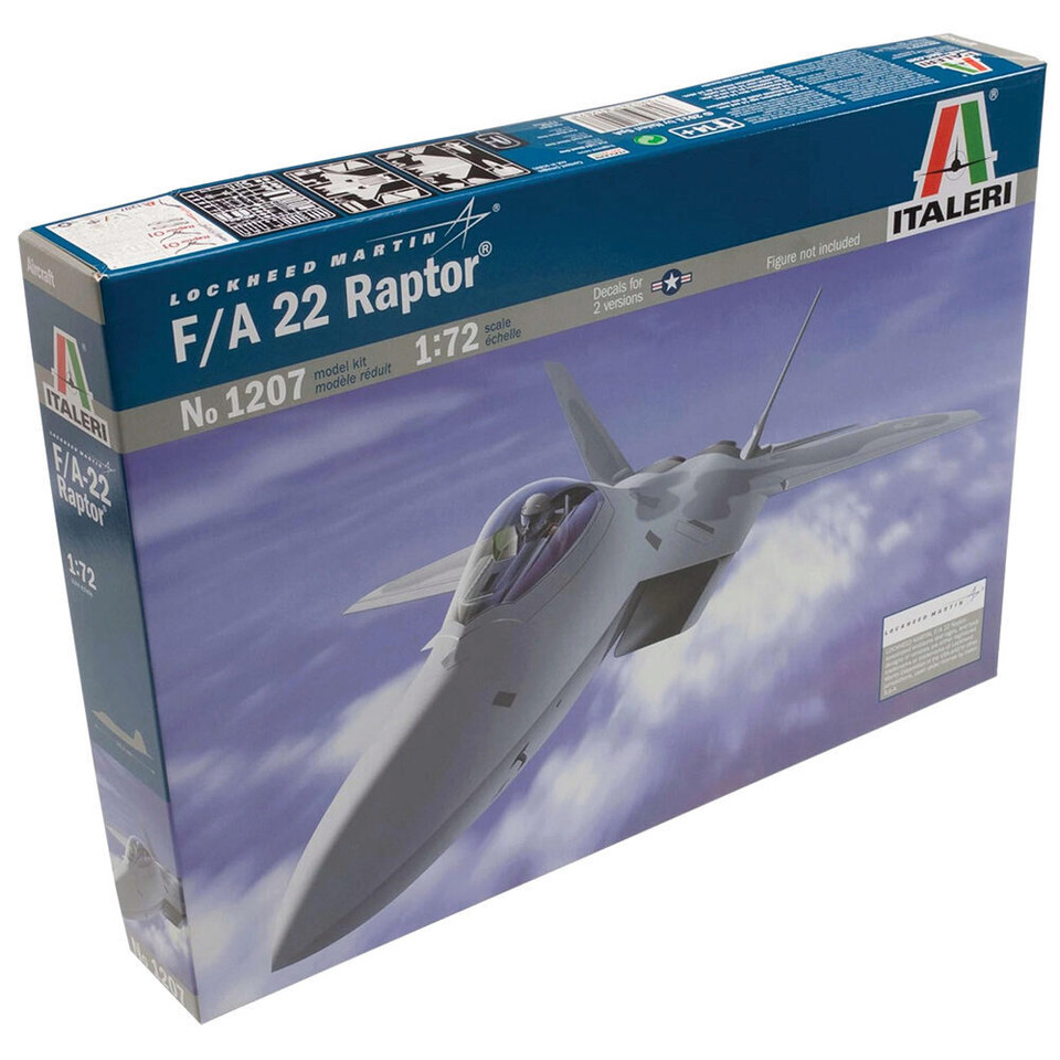 F-22 Raptor 1/72 Kit Main Image