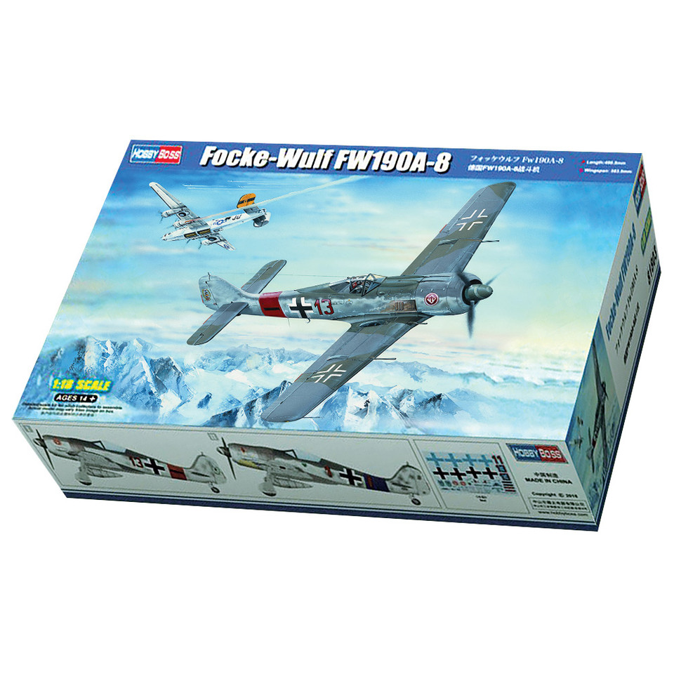 Focke-Wulf Fw 190A-8 1/18 Kit Main Image