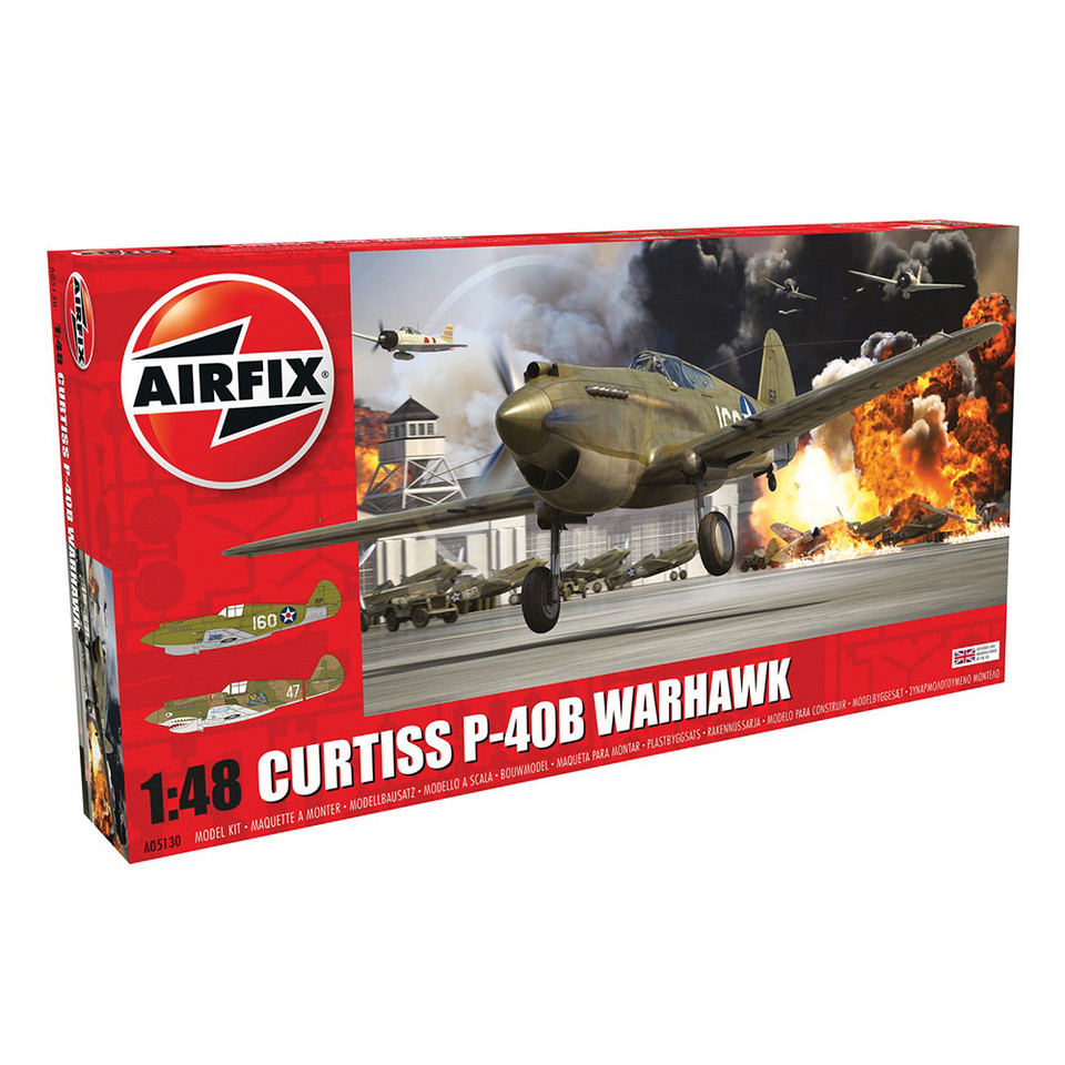 Curtiss P-40B Warhawk 1/48 Kit Main Image