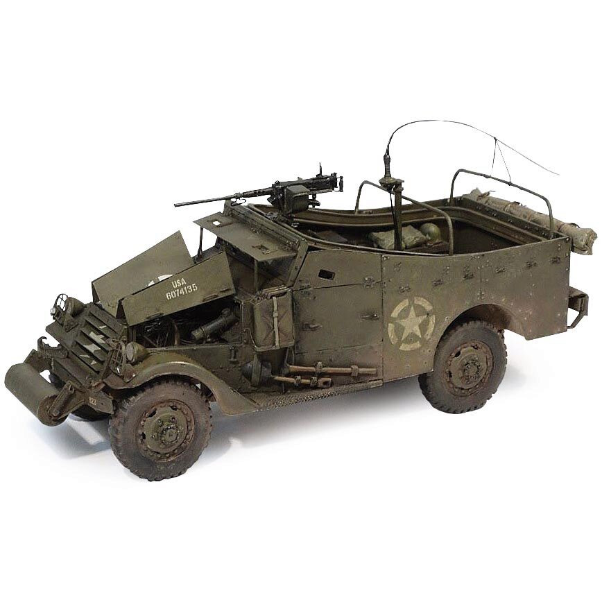 U.S. M3A1 "White Scout Car" 1/35 Kit Main Image