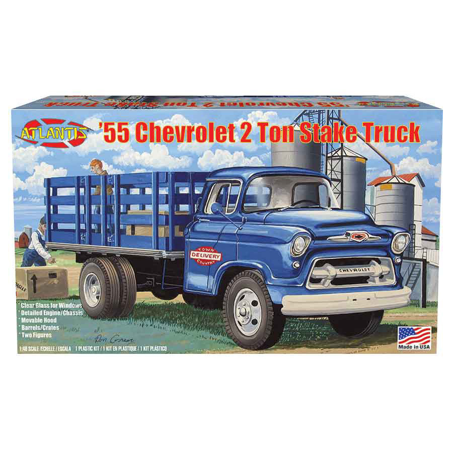 1955 Chevy Stake Truck 1/48 Kit Main Image
