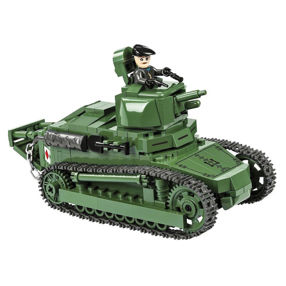 Great War Renault FT-17 Tank Block Model Main Image