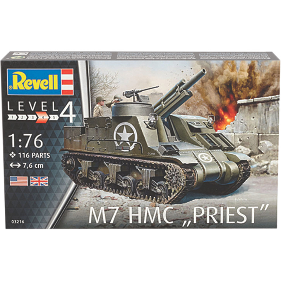 M7 HMC Priest Tank 1/76 Kit Main Image