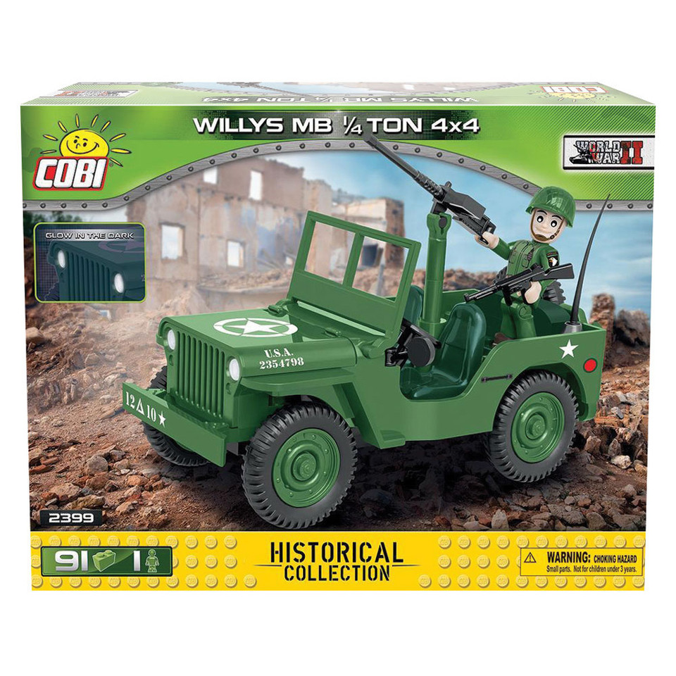 World War II U.S. Willys Jeep Block Model Main Image