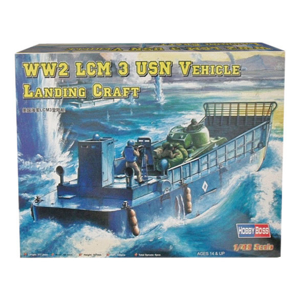 LCM 3 USN Landing Craft 1/48 Kit Main Image