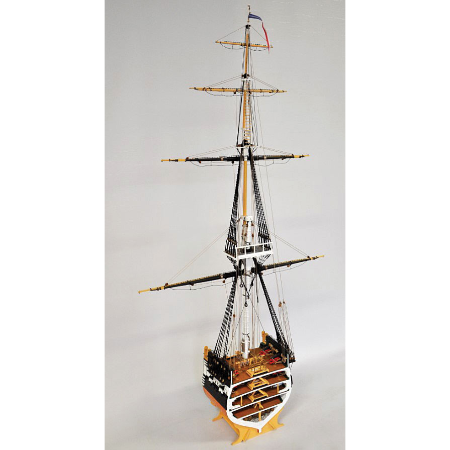 USS Constitution Cross-Section Cutout 1/76 Kit Main Image