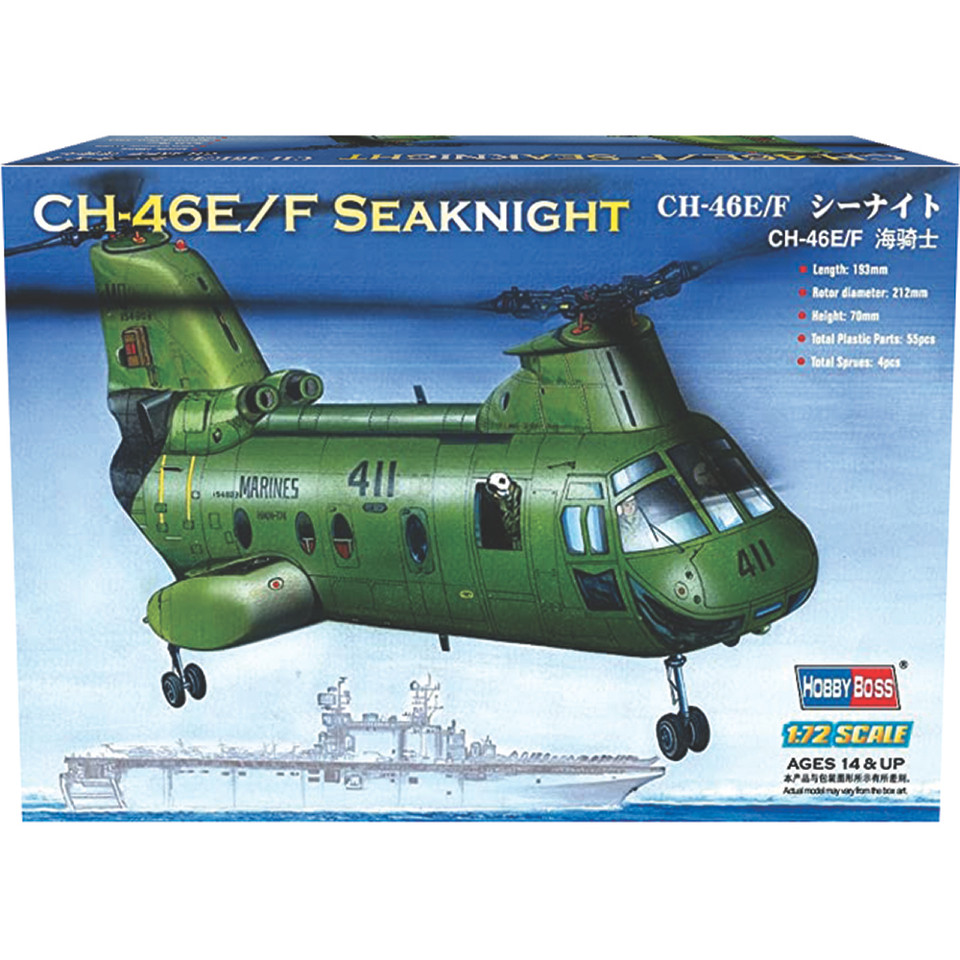 CH-46F Sea Knight 1/72 Kit Main Image