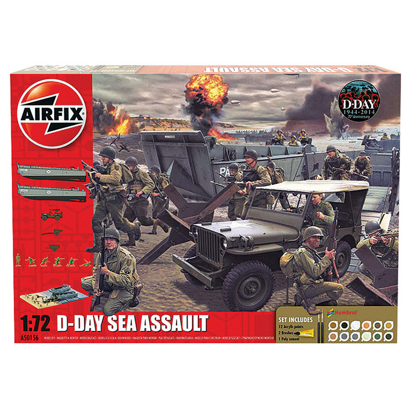 75th Anniversary D-Day Sea Assault Set 1/72 Kit Main Image
