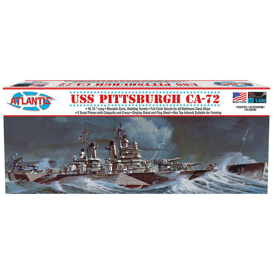 USS Pittsburgh (CA-72) 1/480 Kit Main Image