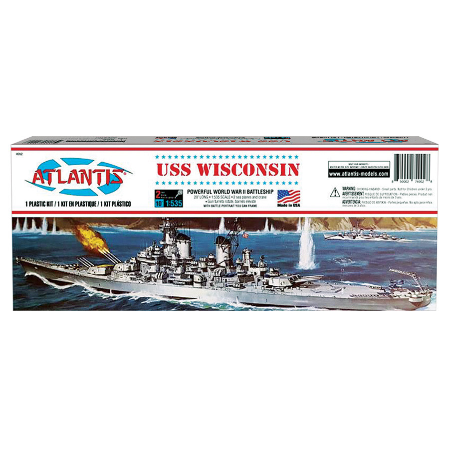 USS Wisconsin (BB-64) 1/535 Kit Main Image