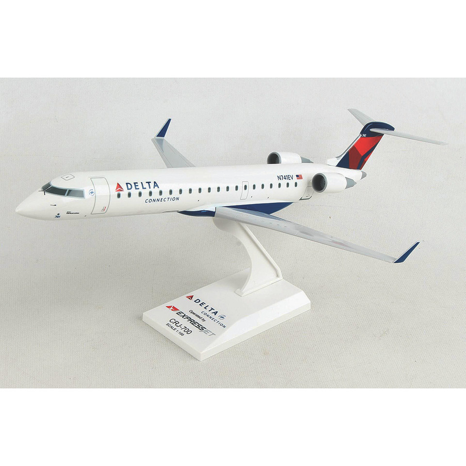 Bombardier CRJ-700 1/100 Model  Delta Airlines Main Image