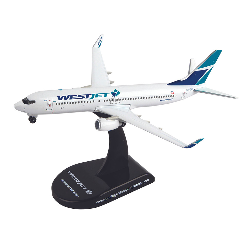 B737-800 1/300 Die Cast Model  Westjet Main Image