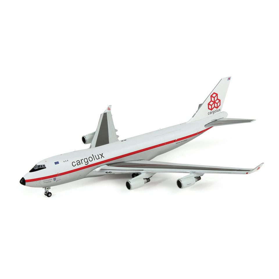 Cargolux B747-400F 1/400 Die Cast Model Main Image