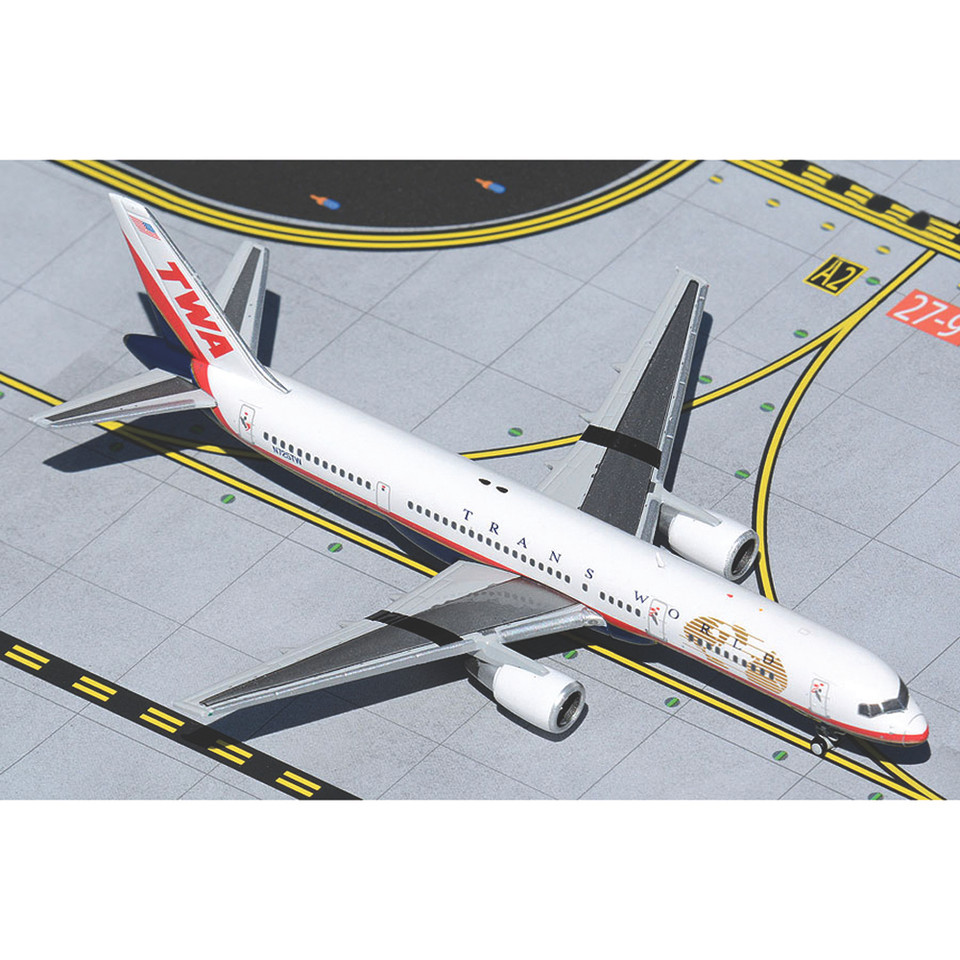 Boeing B757-200 1/400 Die Cast Model - Trans World Airlines, N725TW Main Image
