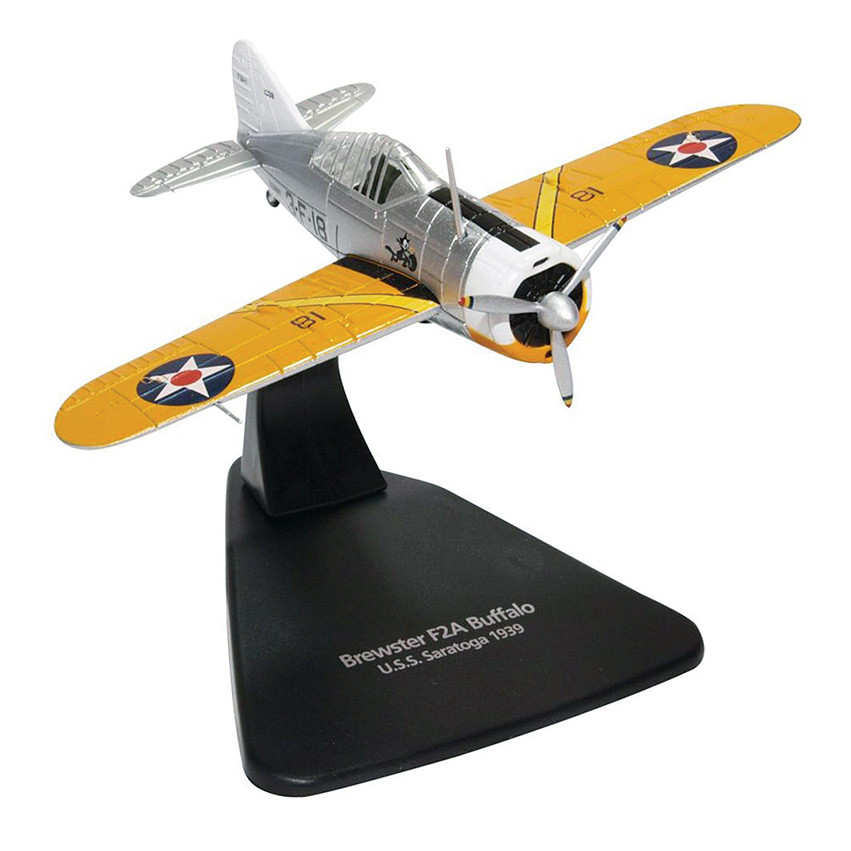 Brewster F2A-1 Buffalo 1/72 Die Cast Model Main Image