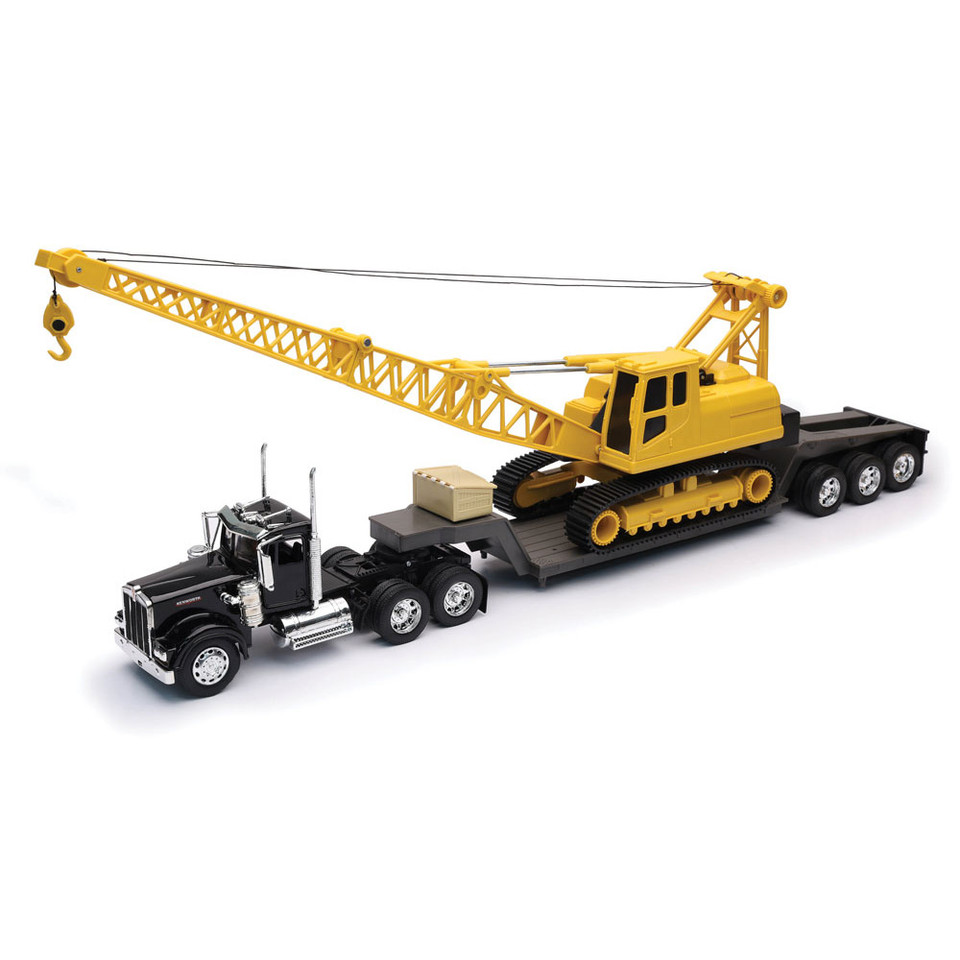 Kenworth W900 Longhauler w/ Crane 1/32 Die Cast Model Main Image
