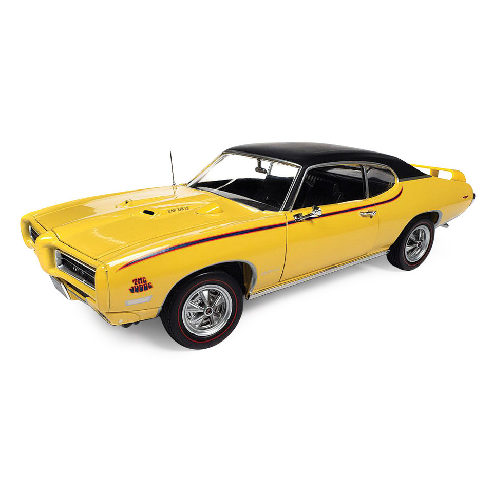 1969 Pontiac GTO Judge 1/18 Die Cast Model- Yellow Main Image