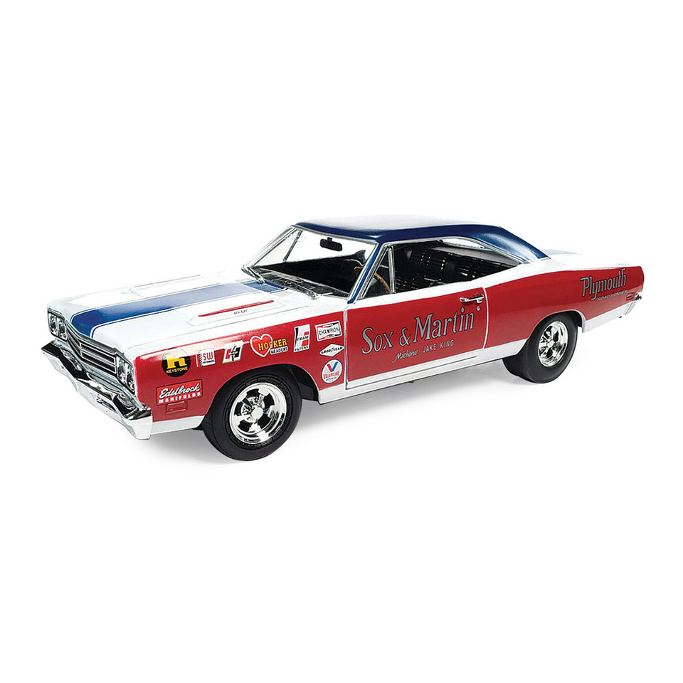 1969 Plymouth RR Sox & Martin 1/18 Die Cast Model Main Image