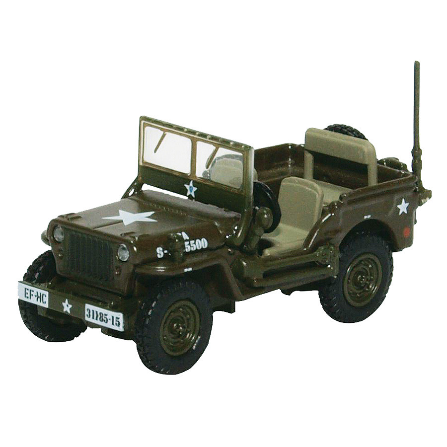 Willys MB "Jeep" 1/76 Die Cast Model - U.S. Army Main Image