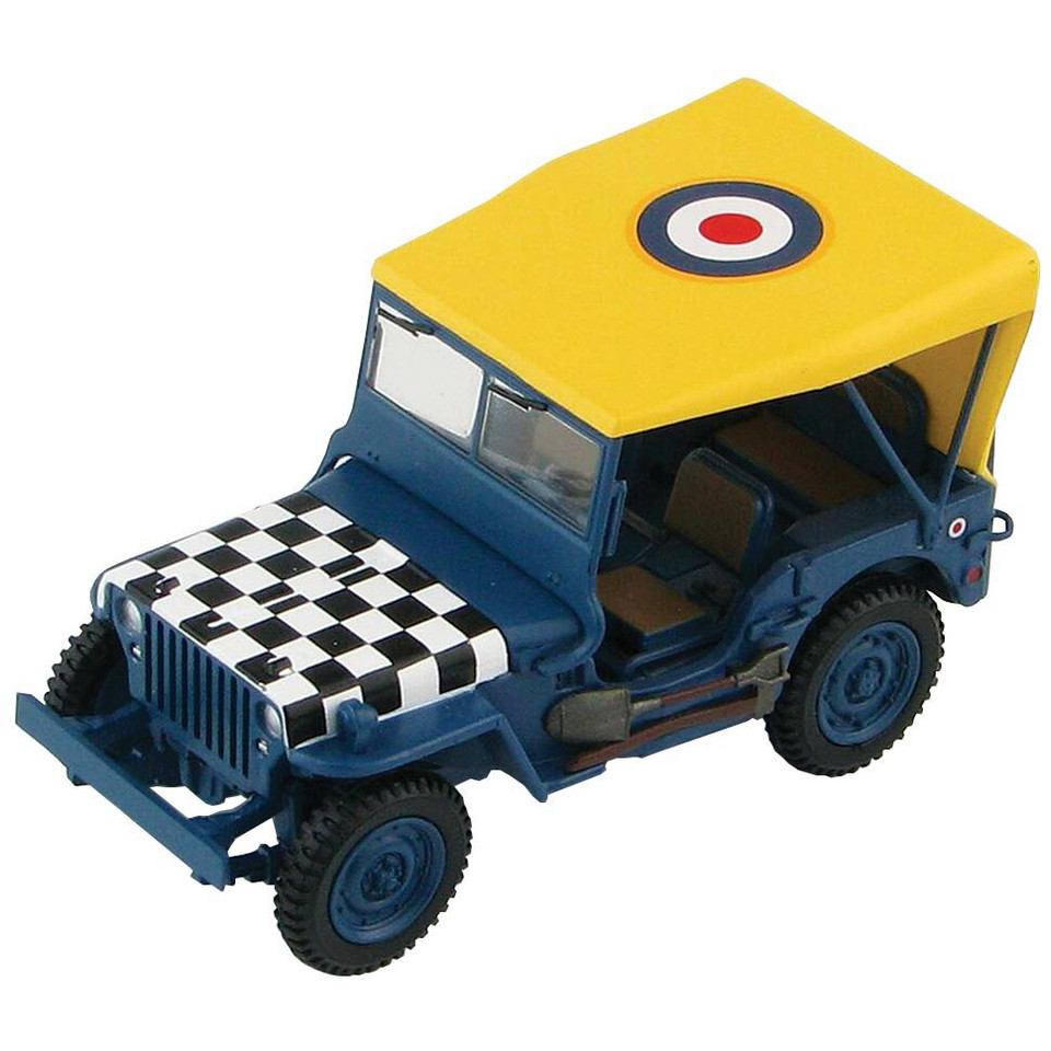 Willys MB Jeep 1/48 Die Cast Model RAF, WWII Main Image