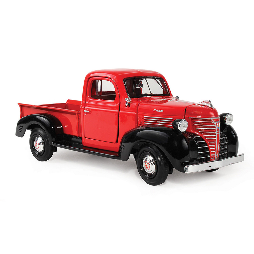 1941 Plymouth Pickup Truck 1/24 Die Cast Model- Red Main Image
