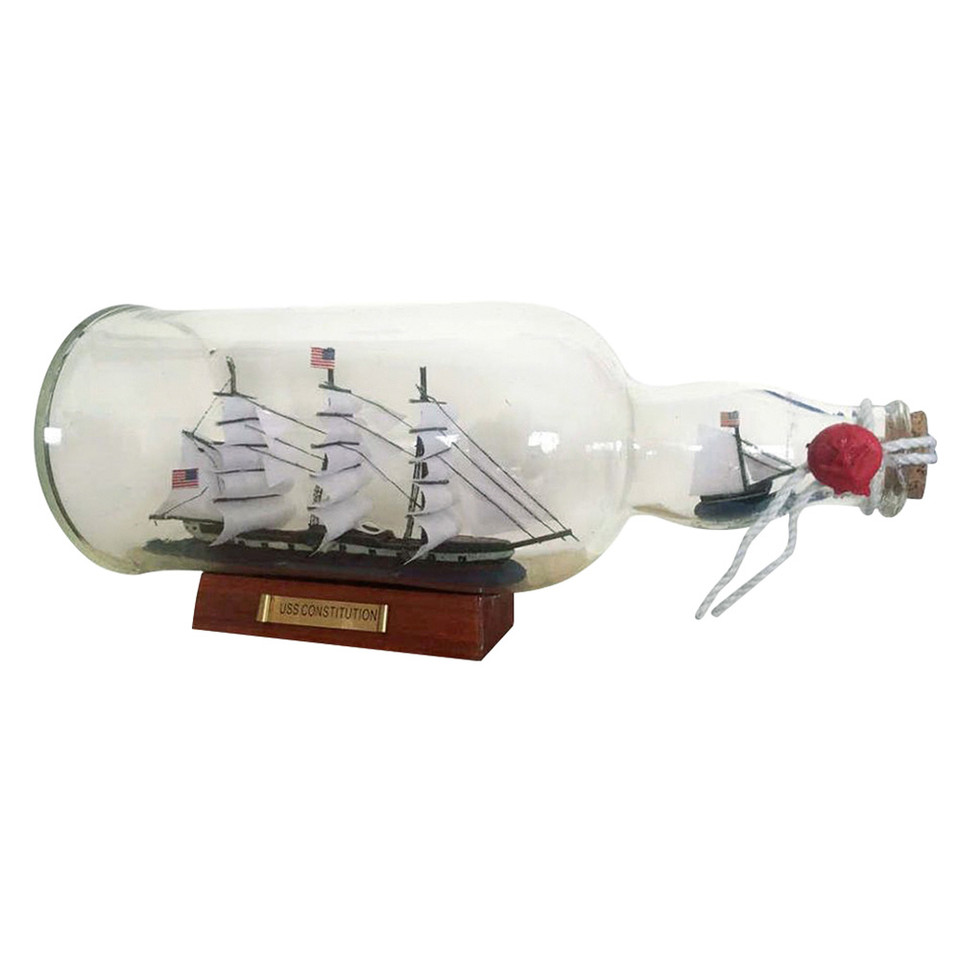 USS Constitution in Glass Bottle Main Image