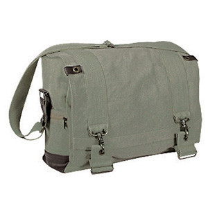 Vintage-Style B-15 Pilot Messenger Bag Main Image