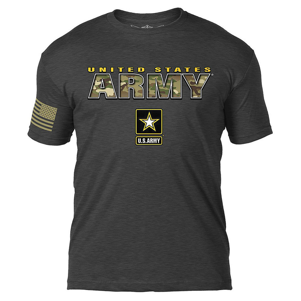 U.S. Army Camo Text T-Shirt Main Image