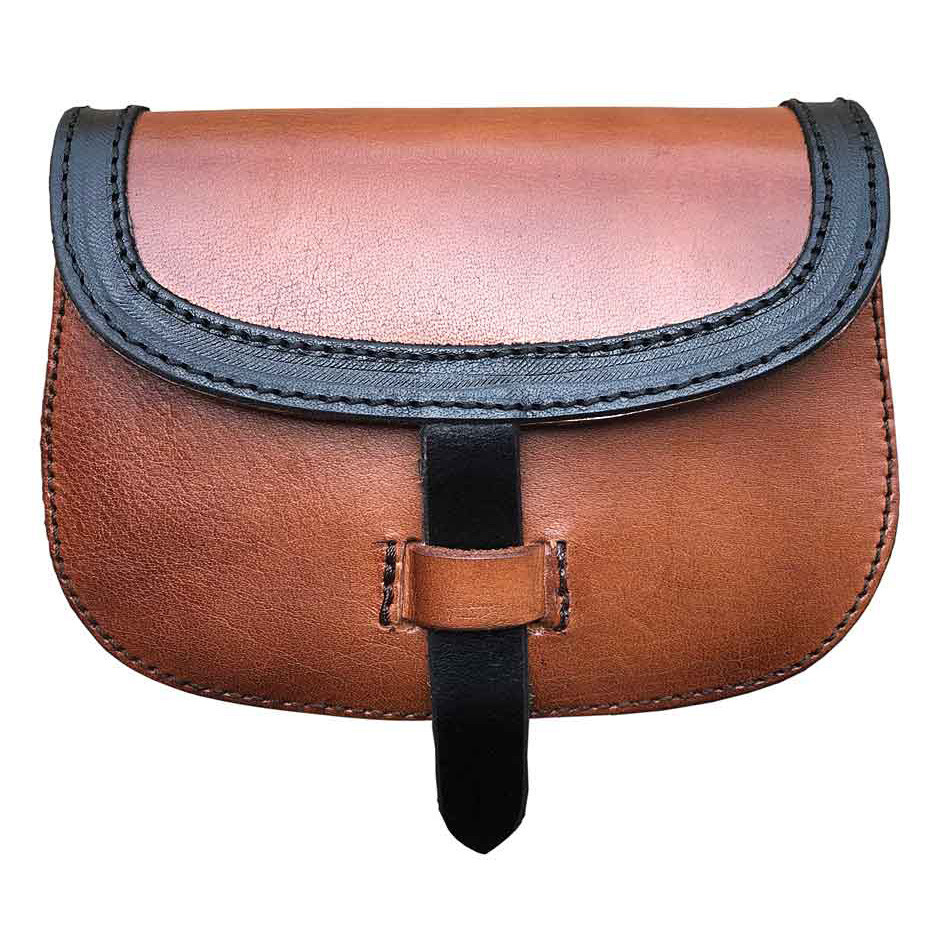 Early American Leather Belt Bag Main Image