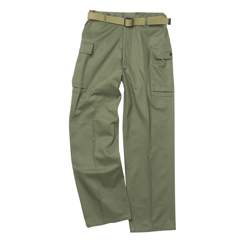 U.S. WWII HBT Pants Olive Drab Main Image